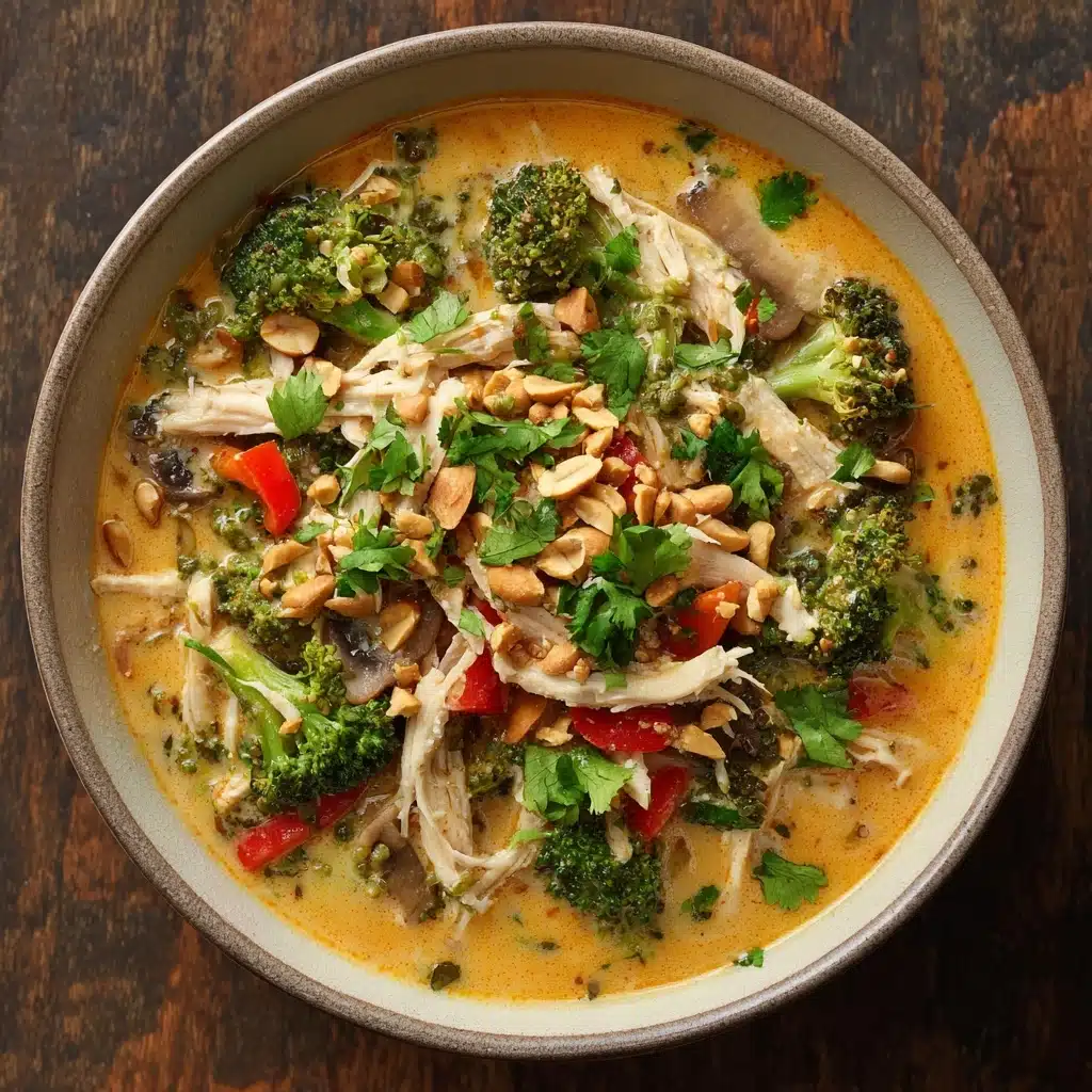 Slow Cooker Thai Coconut Chicken Soup Recipe - Recipe Image