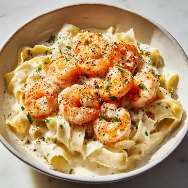 Shrimp Fettuccine Alfredo Recipe