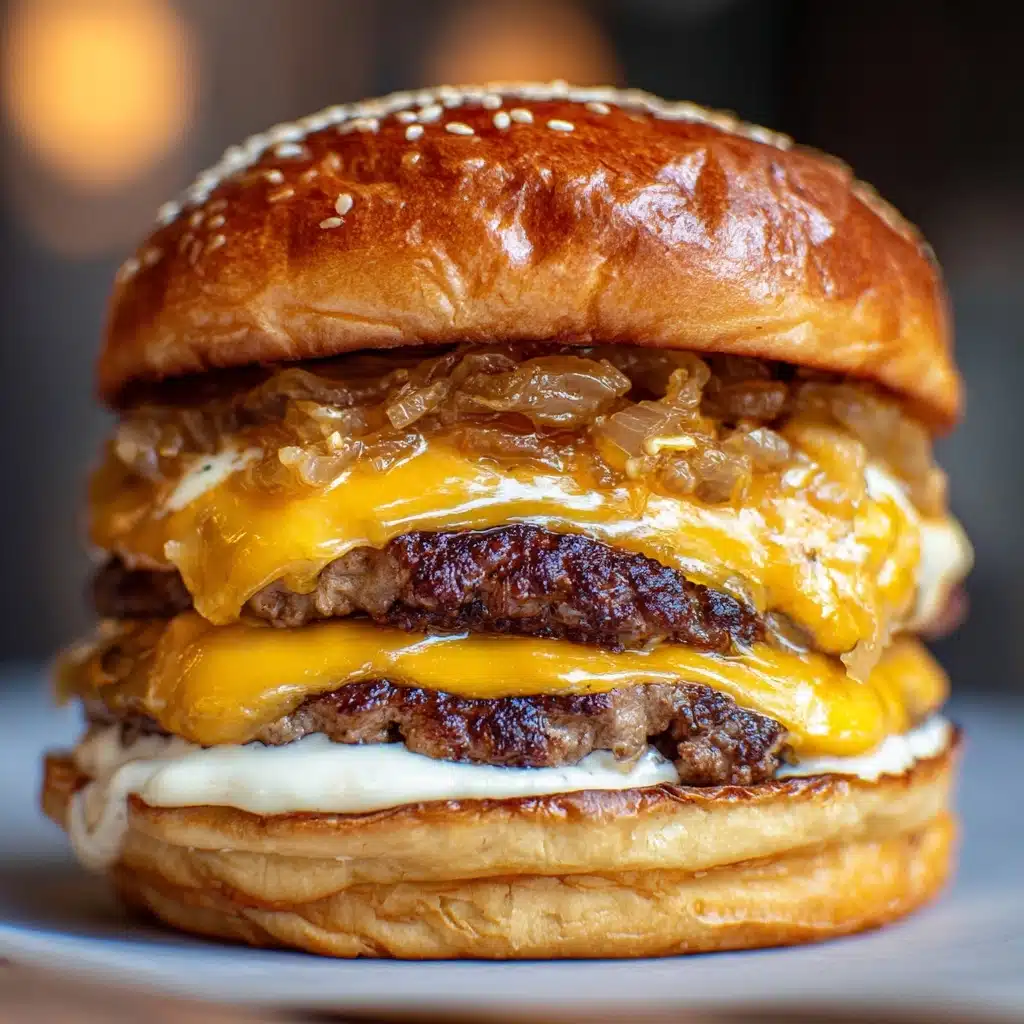Steak and Shake Garlic Double Steakburger Recipe - Recipe Image