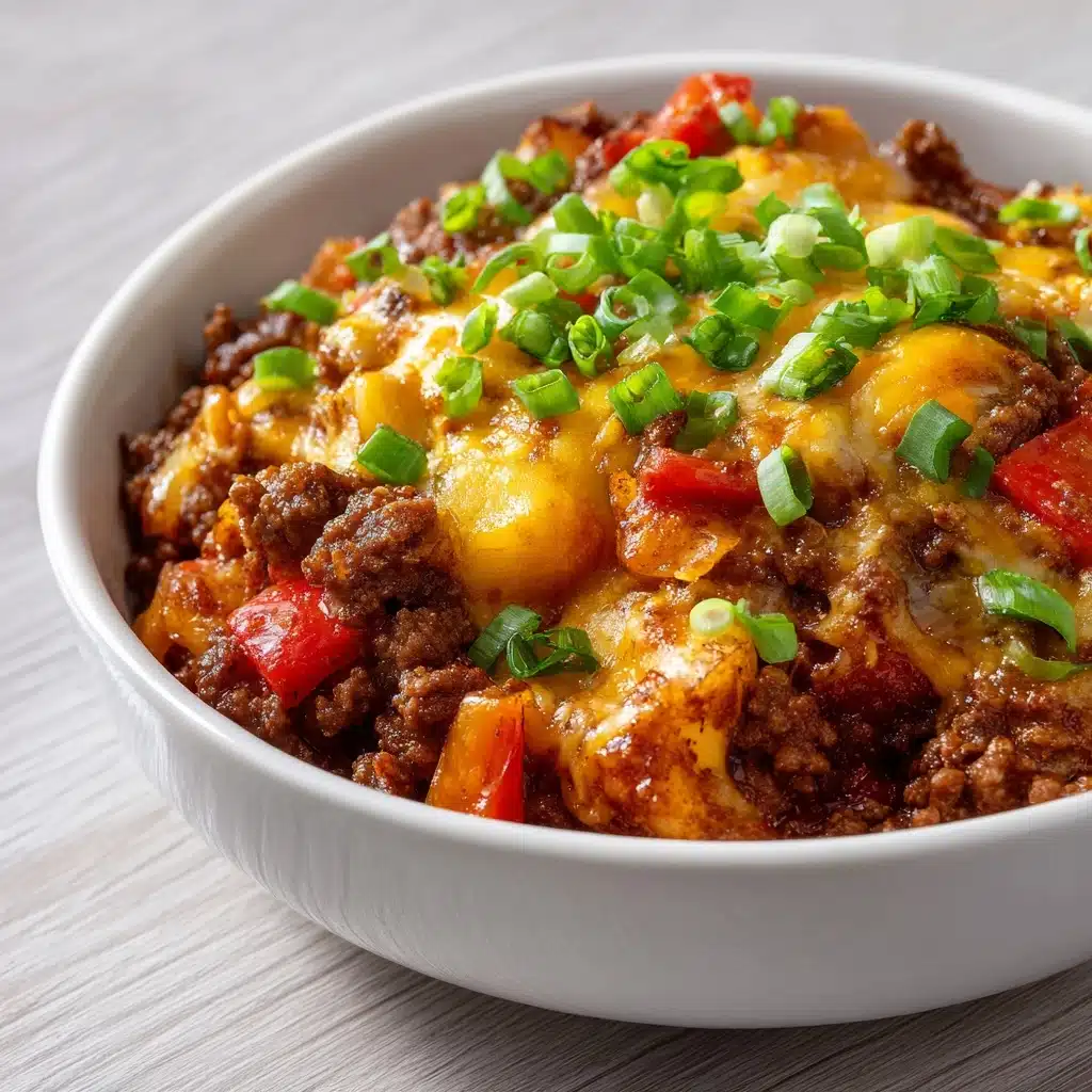 One Pot Wonder Stuffed Pepper Skillet Recipe - Recipe Image