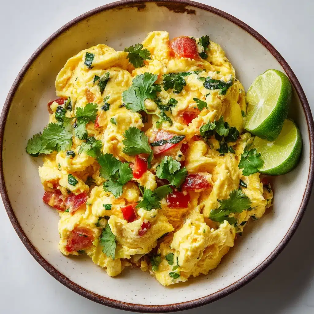 Mexican Scrambled Eggs with Fresh Flavors and Spice Recipe - Recipe Image