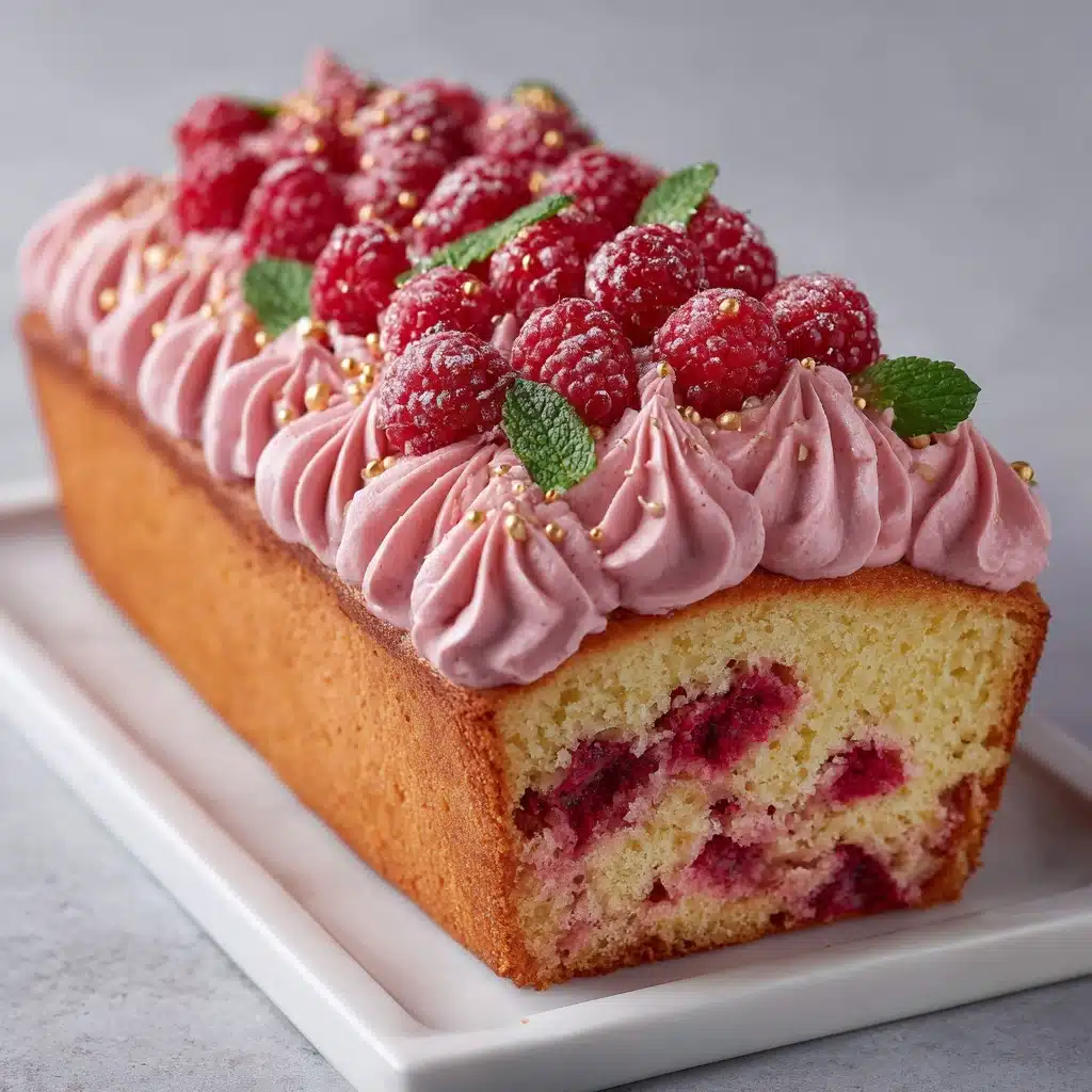 Lemon Raspberry Loaf Cake Recipe - Recipe Image