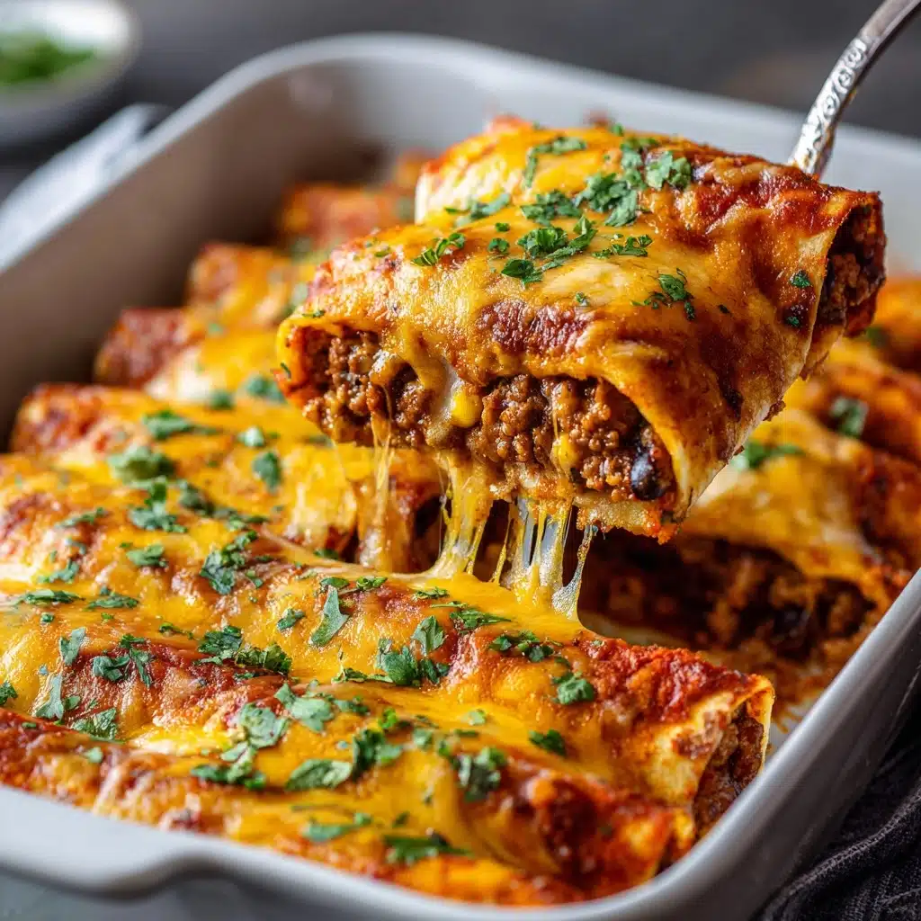 Shredded Beef Enchiladas Recipe - Recipe Image