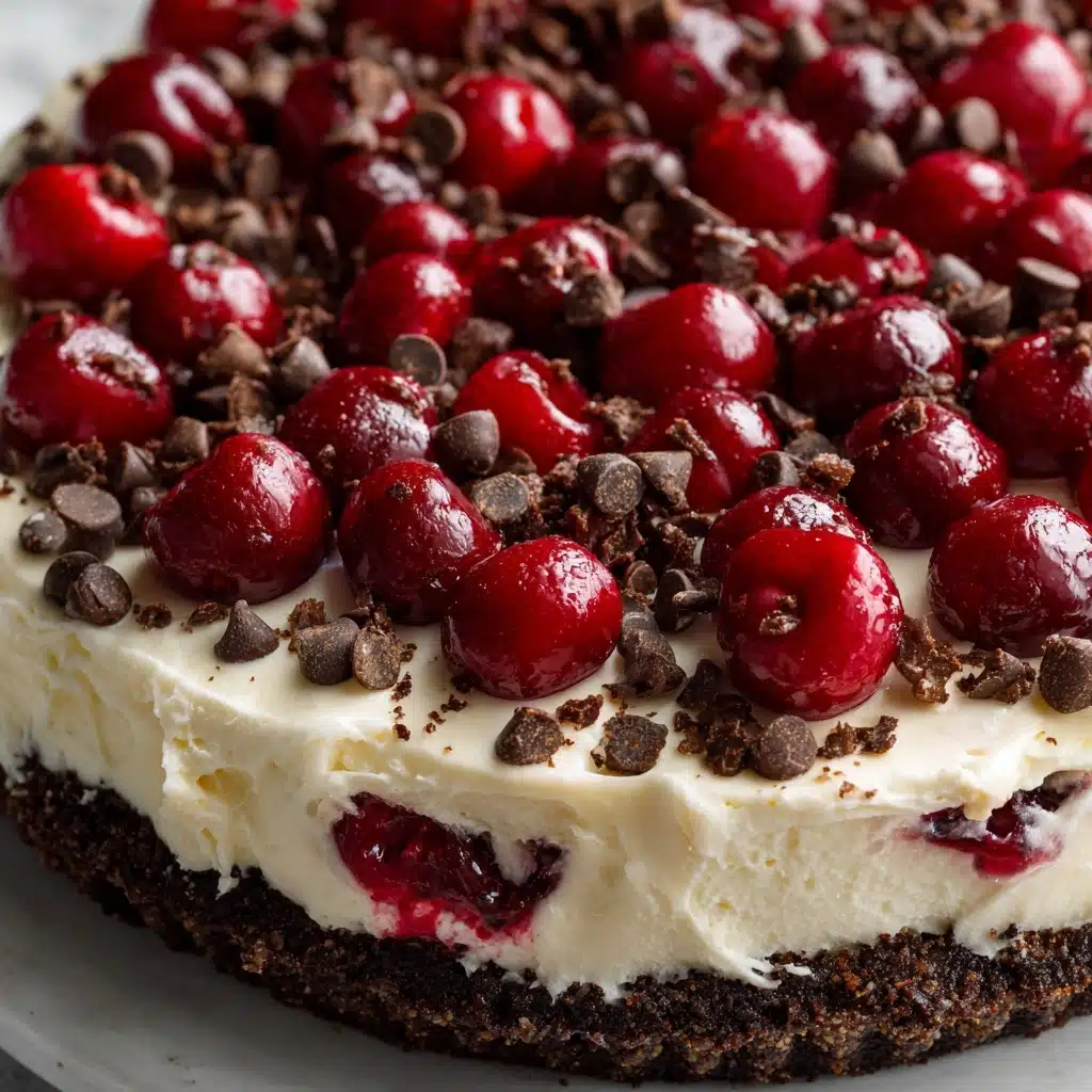 Cherry Chocolate Chip Ice Cream Pie Recipe - Recipe Image