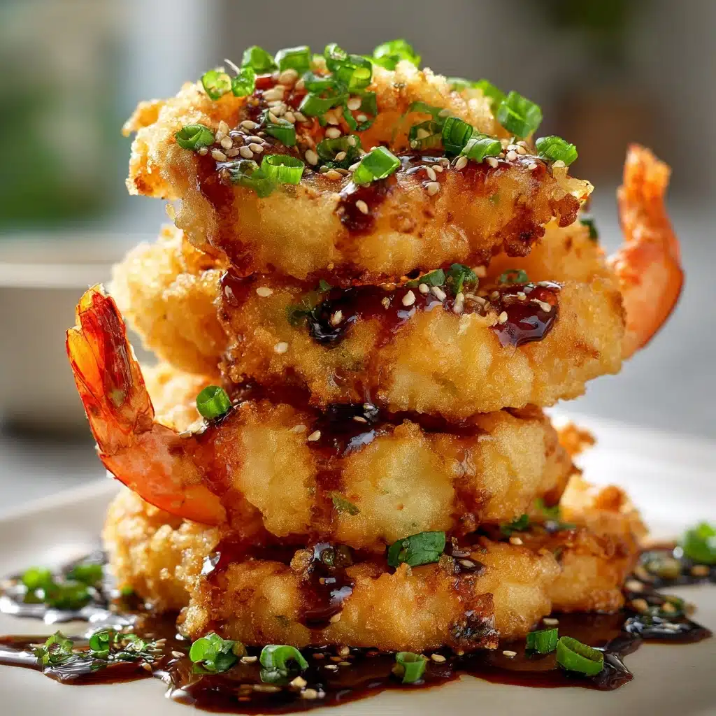 Shrimp Tempura Sushi Stack Recipe - Recipe Image