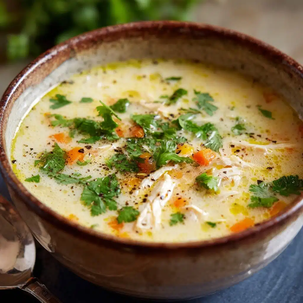 Keto Green Chicken Enchilada Soup Recipe - Recipe Image