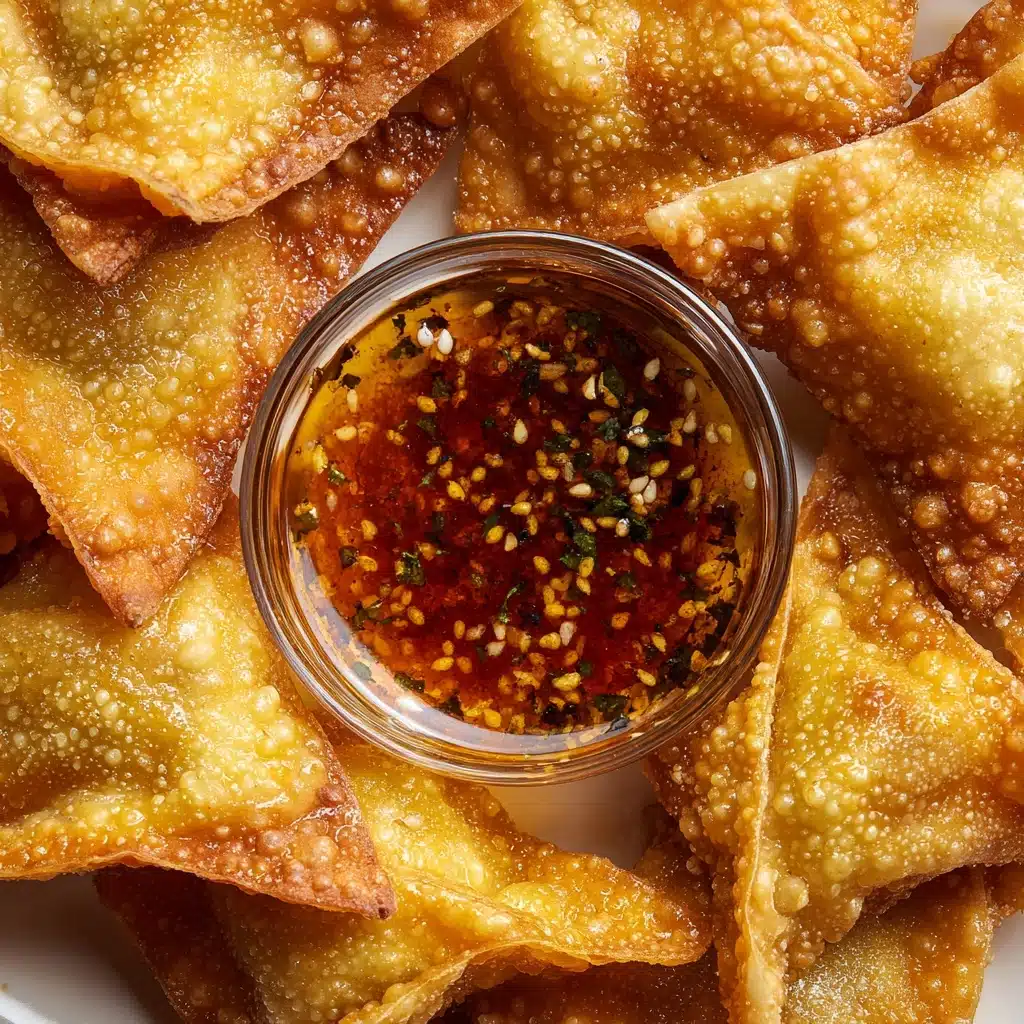 Crab Rangoons with Orange Sweet Chili Dipping Sauce Recipe - Recipe Image