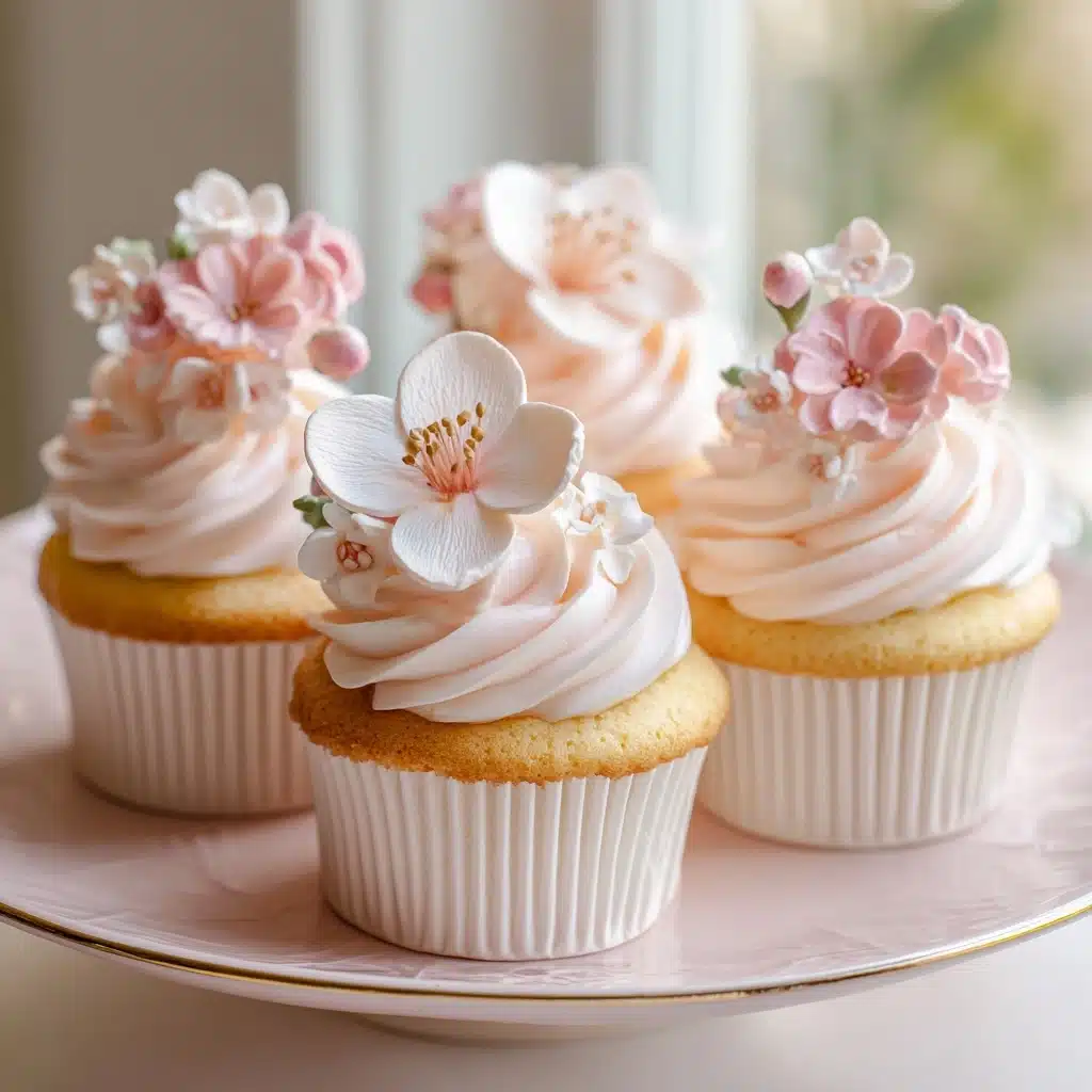 Cherry Blossom Cupcakes Recipe - Recipe Image