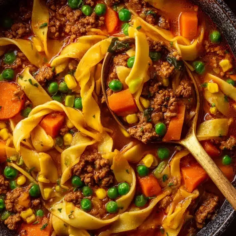 Vegetable Beef Noodle Soup Recipe