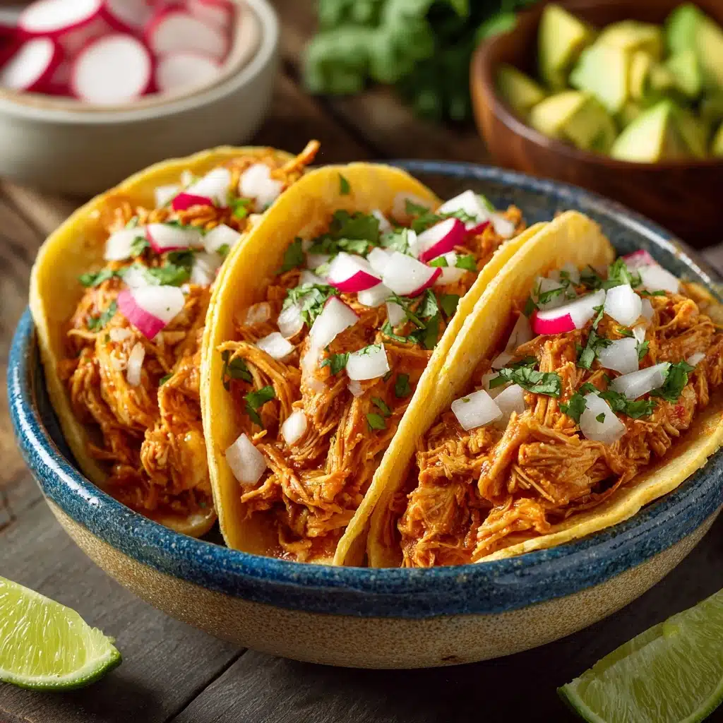 The Best Chicken Tinga Tacos Recipe - Recipe Image