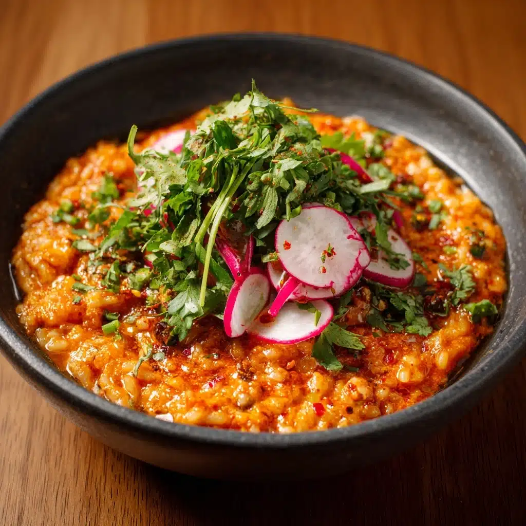 Cheesy Gochujang Risotto Recipe - Recipe Image