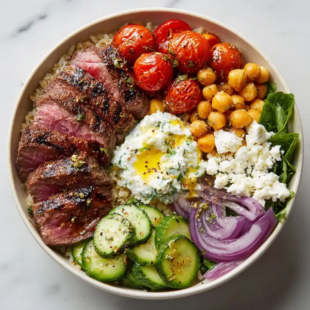 Mediterranean Steak Bowl Recipe - Recipe Image