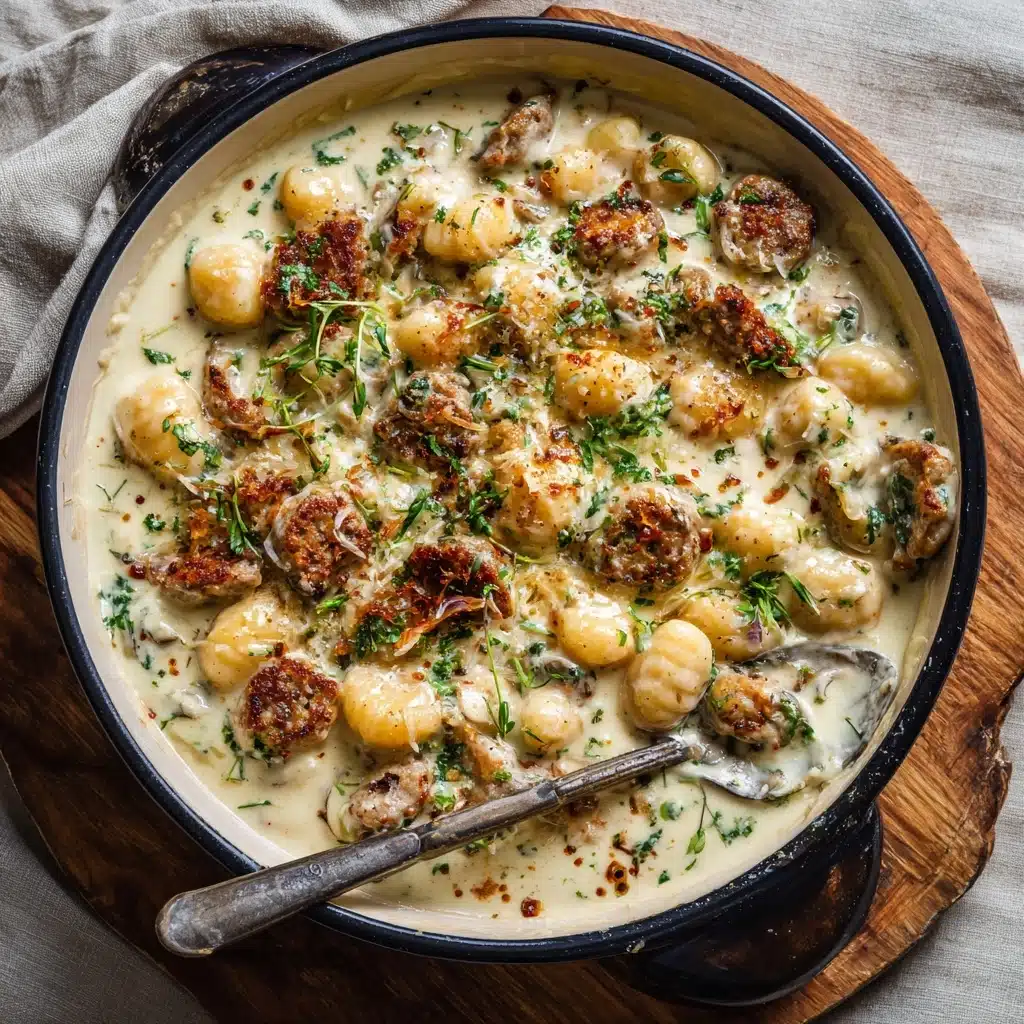 Creamy One-Pot Sausage Gnocchi: A Comforting, Hearty Meal Recipe - Recipe Image