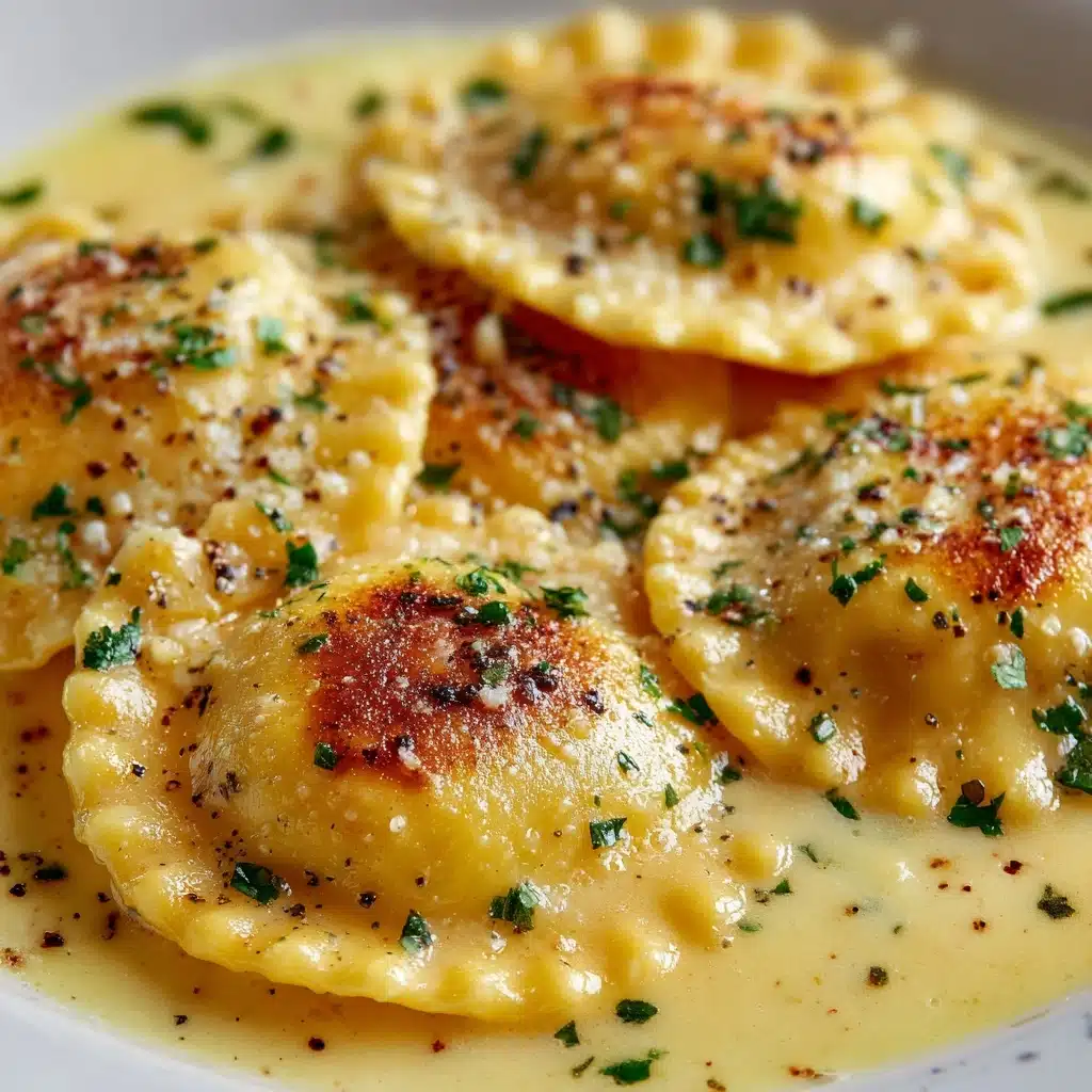 Lobster Ravioli in Garlic Butter Sauce Recipe - Recipe Image