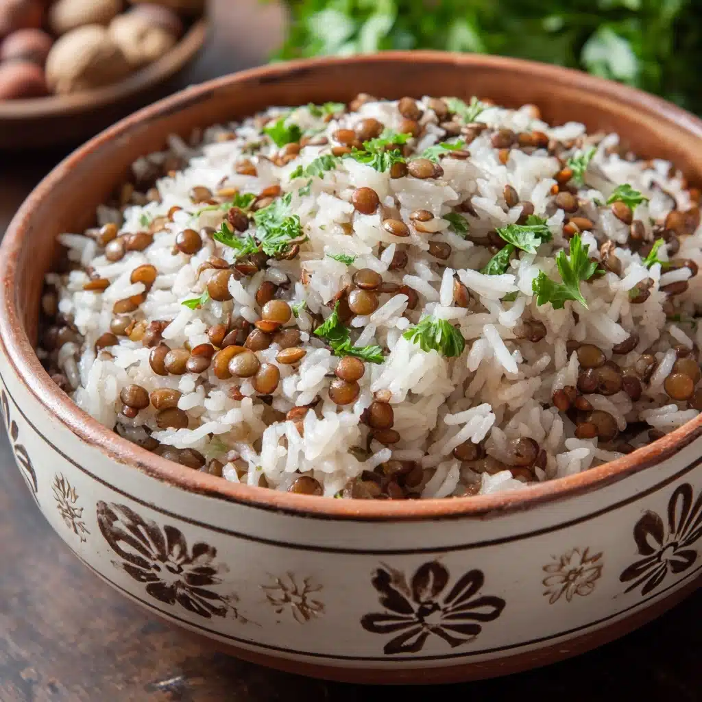 Simple Lebanese Lentils & Rice (Mujaddara) Recipe - Recipe Image