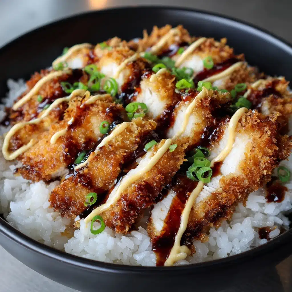 Japanese Katsu Bowls with Tonkatsu Sauce Recipe - Recipe Image