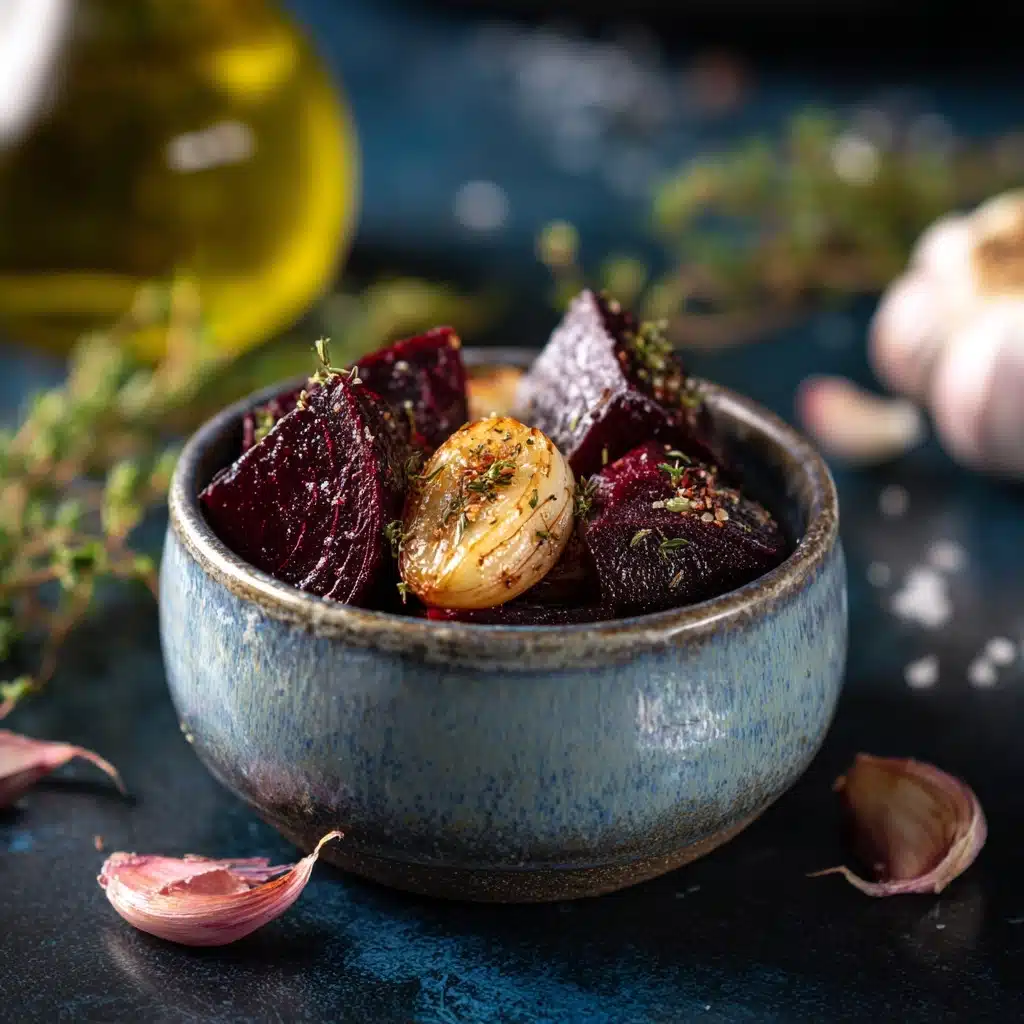 Roasted Beetroot and Garlic Recipe - Recipe Image