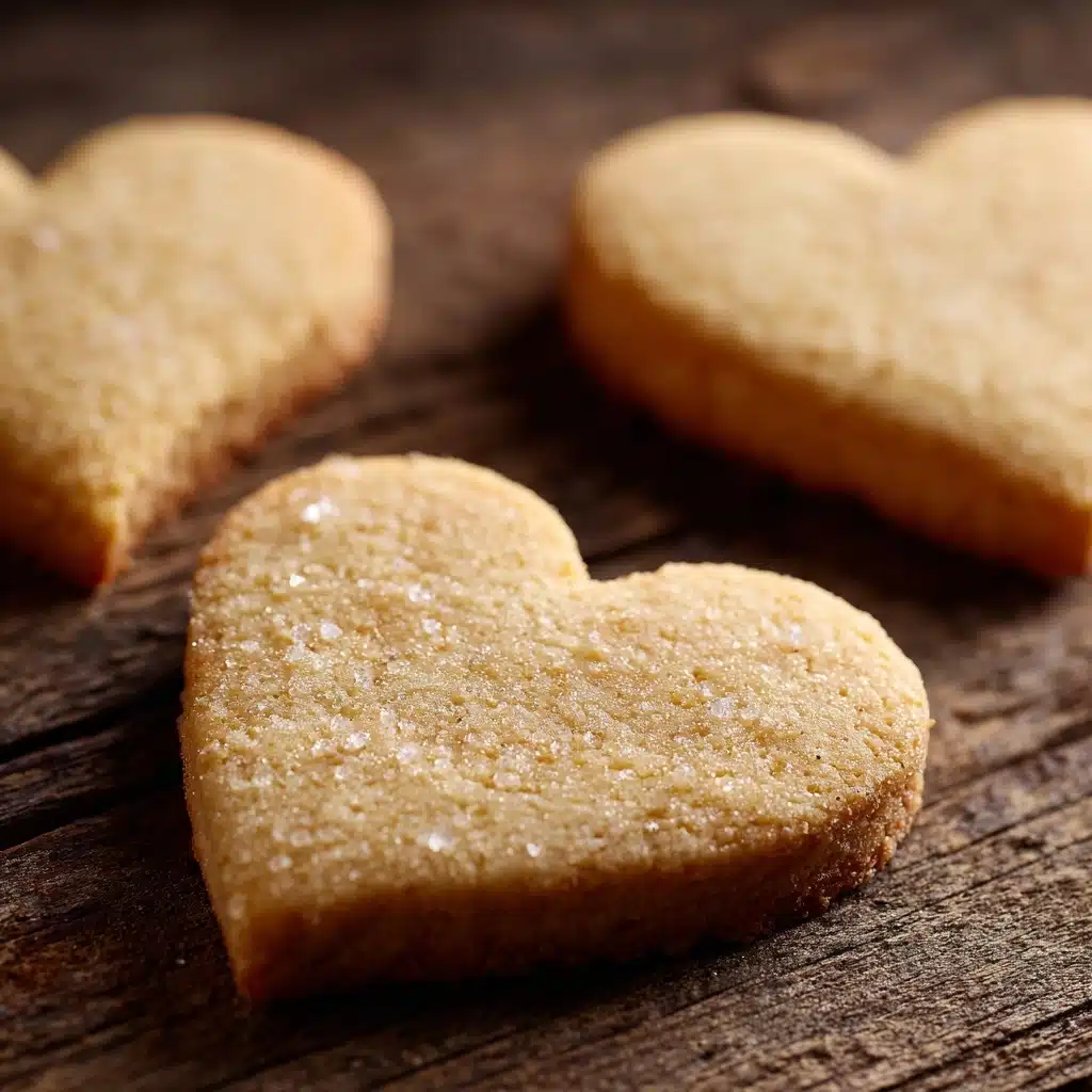 Heart-Shaped Peanut Butter Cookies Recipe - Recipe Image