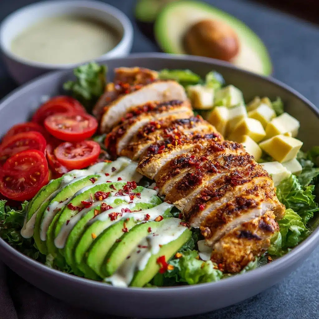 Grilled Chicken & Avocado Salad Bowl Recipe - Recipe Image