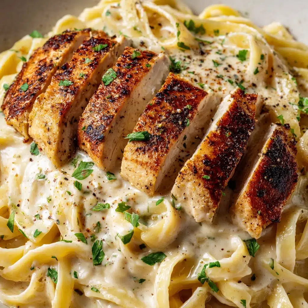 Blackened Chicken Alfredo Recipe - Recipe Image