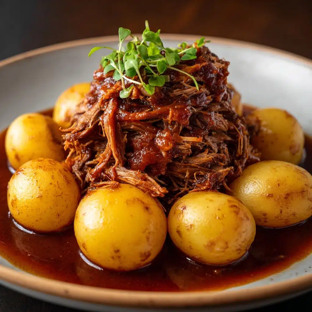 Dutch Oven Pulled Chicken Recipe - Recipe Image