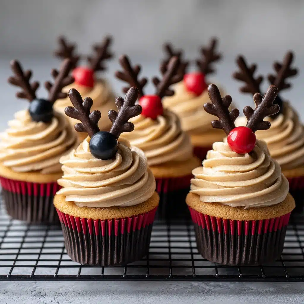 Easy Reindeer Cupcakes Recipe - Recipe Image