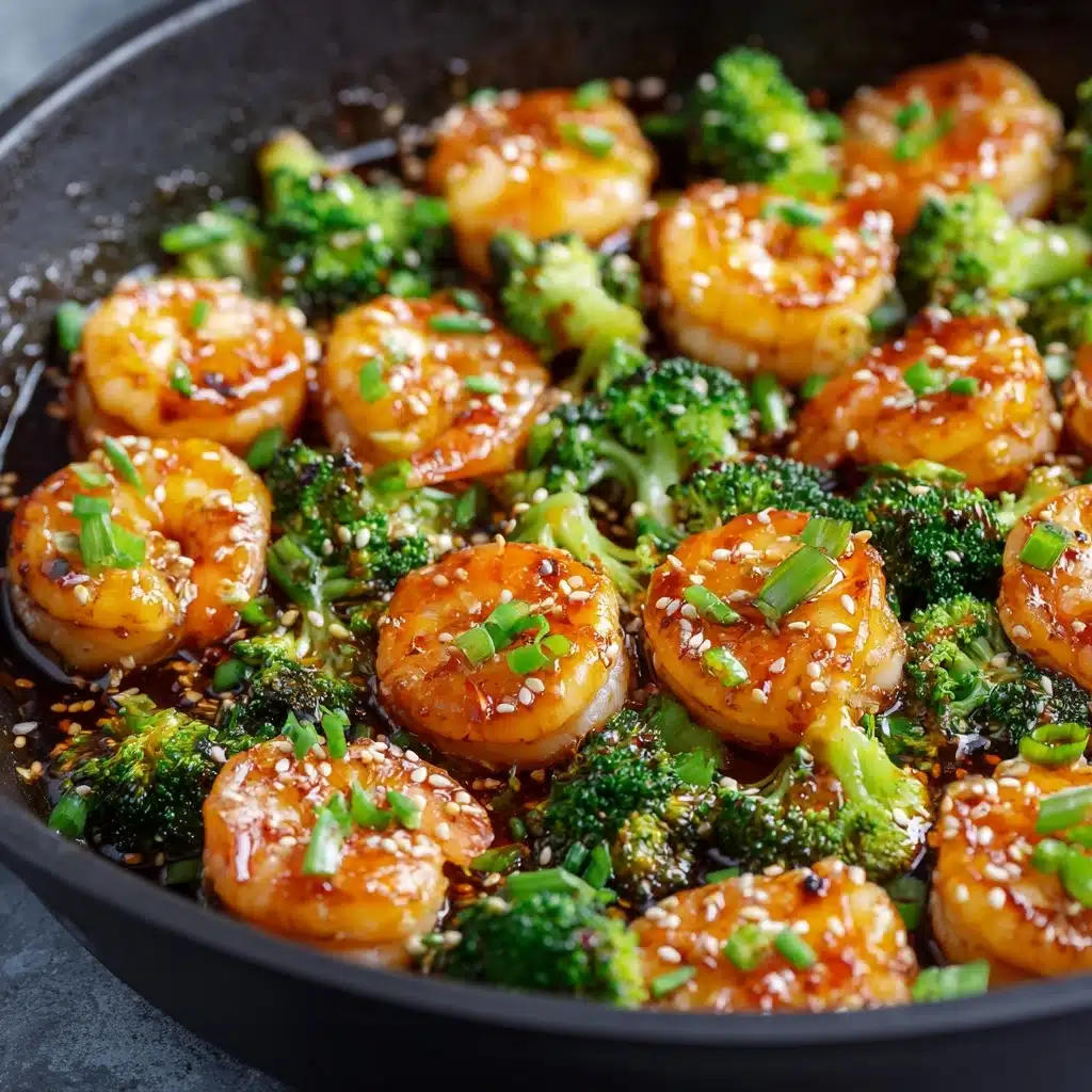 Honey Garlic Shrimp, Sausage & Broccoli Recipe - Recipe Image
