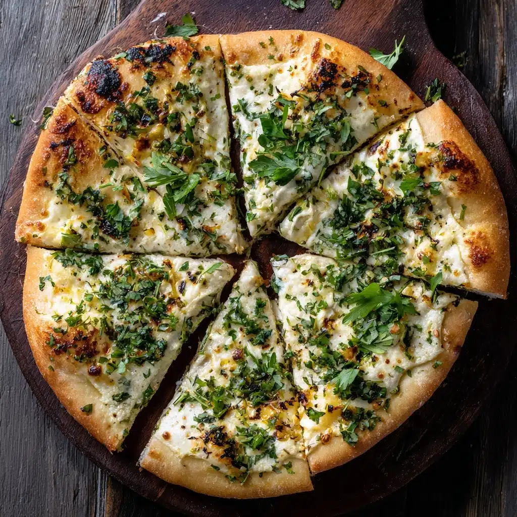 Roasted Garlic and Herb Flatbread Recipe - Recipe Image