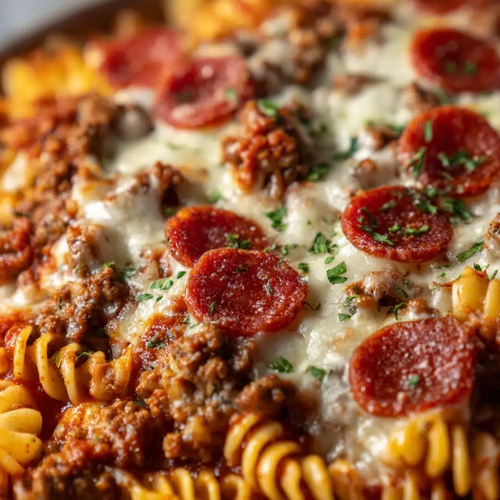 The Cheesy Pepperoni Pasta Bake Recipe - Recipe Image