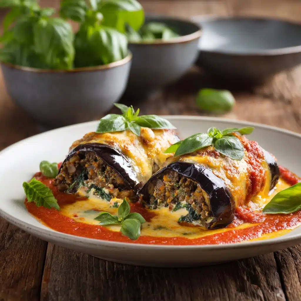 Eggplant Rollatini with Marinara Sauce Recipe - Recipe Image