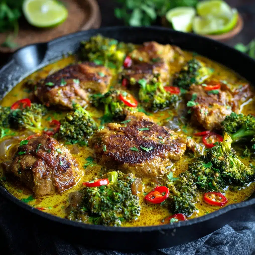 Coconut Cream Chicken Curry Skillet: An Amazing Ultimate Recipe - Recipe Image