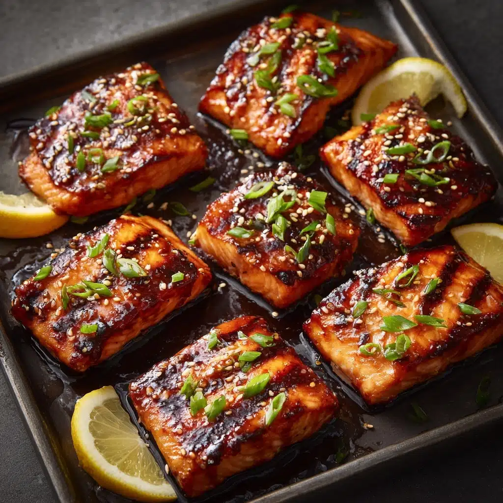 Honey Garlic Salmon Bites Recipe - Recipe Image