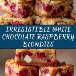 White Chocolate Raspberry Blondies Recipe