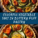 Vegetable Tart in Buttery Puff Pastry Recipe