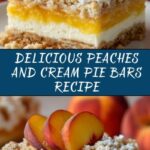 Peaches and Cream Pie Bars Recipe