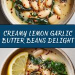 Creamy Lemon Garlic Butter Beans Recipe
