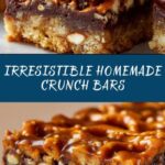 Homemade Crunch Bars Recipe