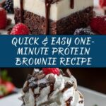 One-Minute Protein Brownie Recipe