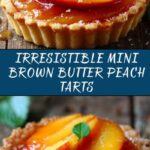 Mini Brown Butter Peach Tarts Recipe