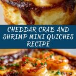 Cheddar Crab and Shrimp Mini Quiches Recipe