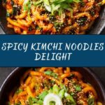 Easy Kimchi Noodles Recipe