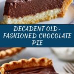 Old-Fashioned Chocolate Pie Recipe