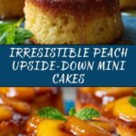 Peach Upside-Down Mini Cakes Recipe