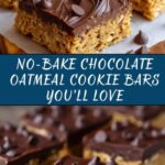 No-Bake Chocolate Oatmeal Cookie Bars Recipe