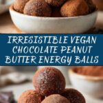 Vegan Chocolate Peanut Butter Energy Balls Recipe