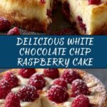 White Chocolate Chip Raspberry Cake Recipe