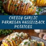 Garlic Parmesan Hasselback Potatoes Recipe
