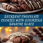 Rich Chocolate Cookies with Glossy Ganache Glaze Recipe