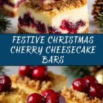 "Christmas Cherry Cheesecake Bars Recipe