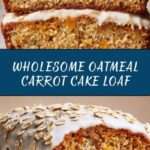 Healthy Oatmeal Carrot Cake Loaf Recipe